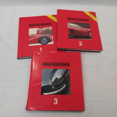 Lotto dei primi 3 volumi rivista Ferrarissima by Automobilia. Discreti