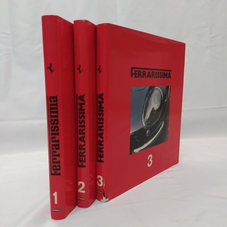 Lotto dei primi 3 volumi rivista Ferrarissima by Automobilia. Discreti