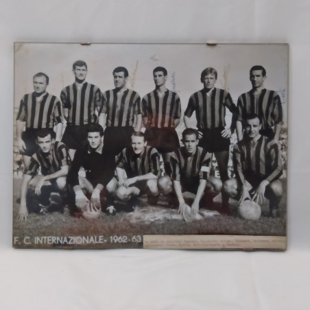 Foto di foto squadra Inter campionato 1962/63 autografi dei giocatori