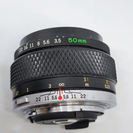 Ottica fotografica Olympus Auto Macro 50 mm 1:3,5 Zuiko usata