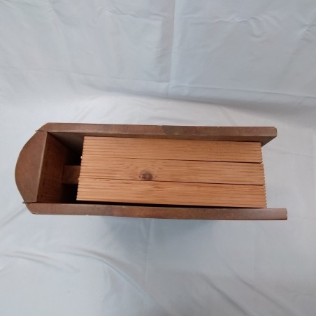 Importante custodia in legno logo RACI anni 30 uso porta placche auto