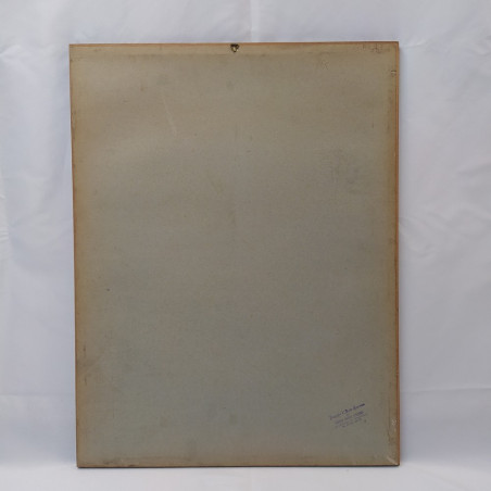 Quadro con Avviso La Congregazione Municipale della Città di Mantova 1848
