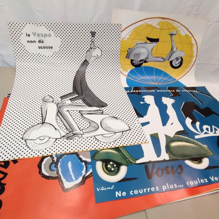 Cartella Disegnando Vespa 14 manifesti per i cinquant'anni di un mito