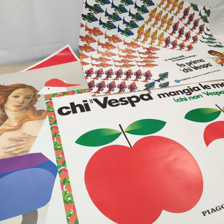 Cartella Disegnando Vespa 14 manifesti per i cinquant'anni di un mito