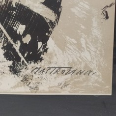 Serigrafia originale Umberto Mastroianni senza titolo 38/75 2