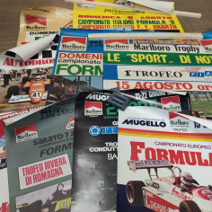 Lotto di 8 manifesti auto anni 80 per manifestazioni sportive 2
