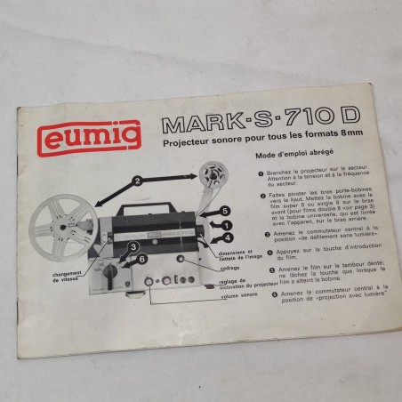 Proiettore a pellicola super 8 EUMIG Mark-S-710D