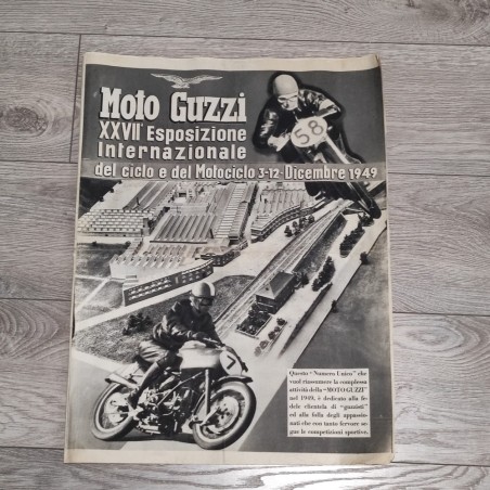 Rivista MOTO GUZZI numero unico XXVII Esposizione Internazionale 1949