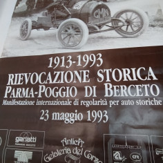 Manifesto 1913-1993 Rievocazione storica Parma Poggio di Berceto 2