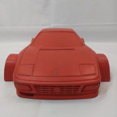 Modellino Makette auto Ferrari Testa rossa in legno 43x24x10 cm 2