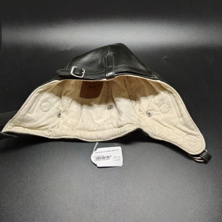Cuffia da auto in pelle marrone marca Chapal nuova tg 57-58 cm