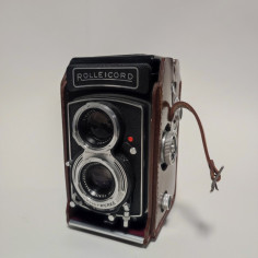 Macchina fotografica Rolleicord Syncro Compur X ottica Xenar 1:3,5/75 custodia