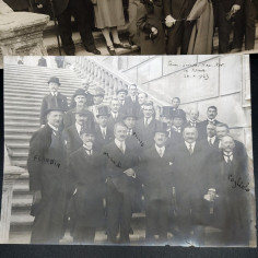 Lotto di 2 foto del comitato areonautico a Roma, 1923/1924. Annotazioni 2