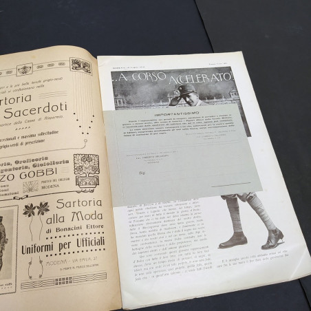 Seconda edizione della rivista ...a corso accelerato, 1915. Buone condizioni