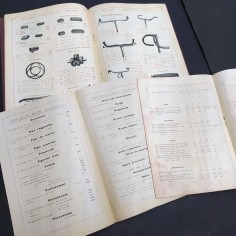 Lotto di 3 cataloghi di biciclette e accessori Sacchi e bici militari inizi '900 2
