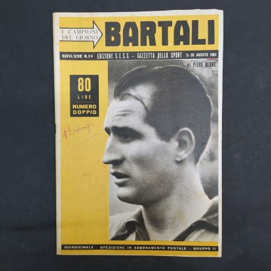 Inserto I campioni del giorno - Bartali, la Gazzetta dello sport 1951, serie 3-4