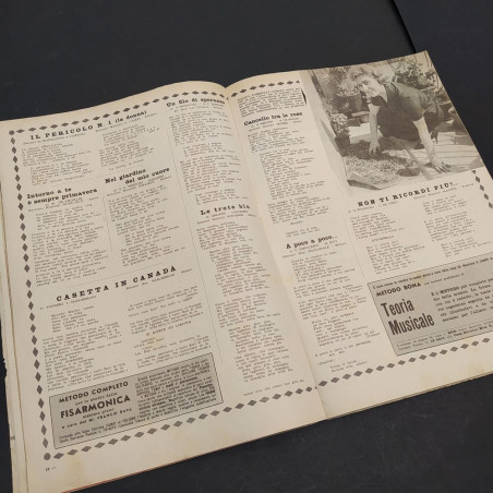 Opuscolo Sanremo 9° ed. 1959, edizione speciale di "Canzoni per tutti".