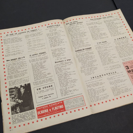 Opuscolo Sanremo 9° ed. 1959, edizione speciale di "Canzoni per tutti".