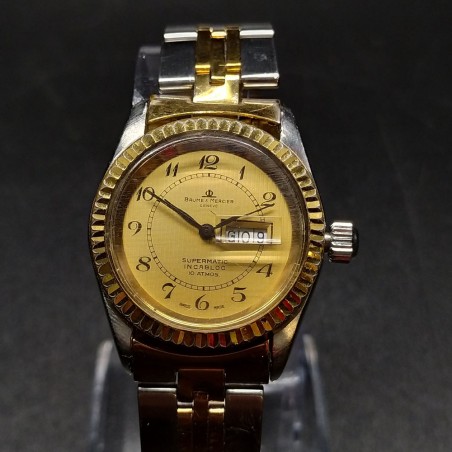 Orologio automatico Baume & Mercier acciaio/dorato con cofanetto e garanzia