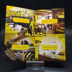 Volantino con autografo di Valentino Rossi, negozio Da Rossi 2