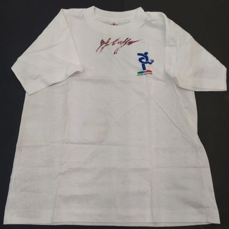 Autografo di Gianluigi Buffon su maglietta AIC, taglia 16 anni, mai indossata