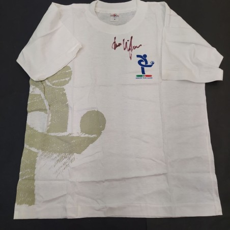 Autografo attribuito a Luigi Riva su maglietta AIC, taglia 16 anni. Buono
