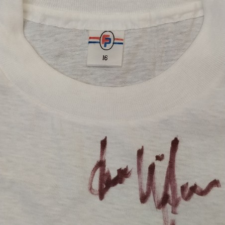 Autografo attribuito a Luigi Riva su maglietta AIC, taglia 16 anni. Buono