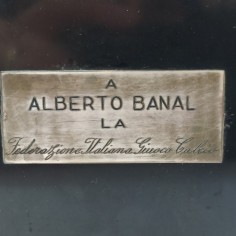 Scultura donata dalla FIGC ad Alberto Banal, dirigente Lazio calcio 1922-1994 2
