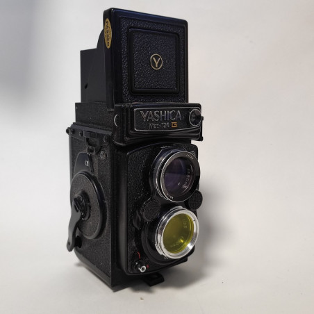Macchina fotografica Yashica Mat-124 G con custodia e manuali