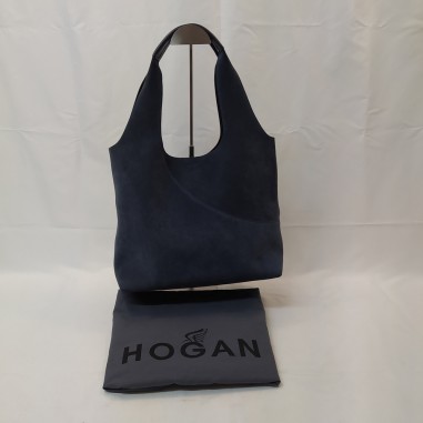 Borsa a sacco Hogan colore blu pari nuovo