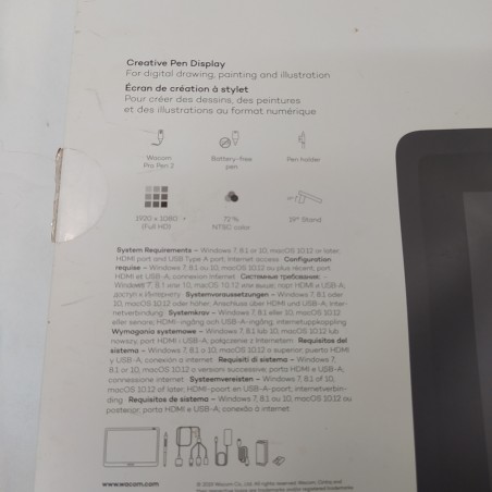 Tavoletta grafica Wacom Cintiq 16 usata