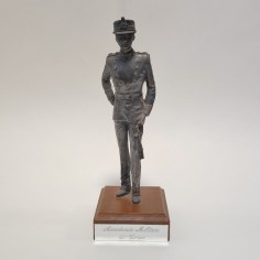 Statuina in piombo soldato Accademia militare 12° corso h. 16,5 cm