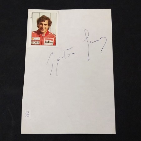 Autografo attribuito Ayrton Senna senza certificato