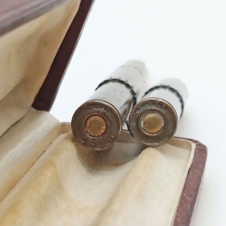 Penna stilografica ricavata da proiettile e bossoli da guerra del 1917