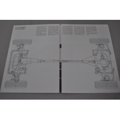 PROSPEKT BROCHURE DEPLIANT LA NUOVA AUDI 90 QUATTRO 4 PAGINE 10/84 BUONO 2
