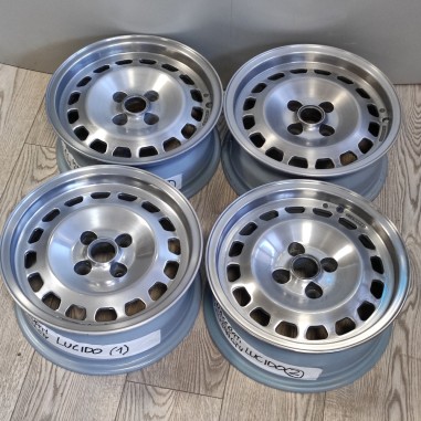 Set 4 cerchi auto Maserati Biturbo GTV alluminio magnesio 6x14"