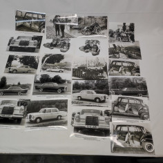 Lotto di 20 foto originali e ristampe storiche Mercedes anni 60 2