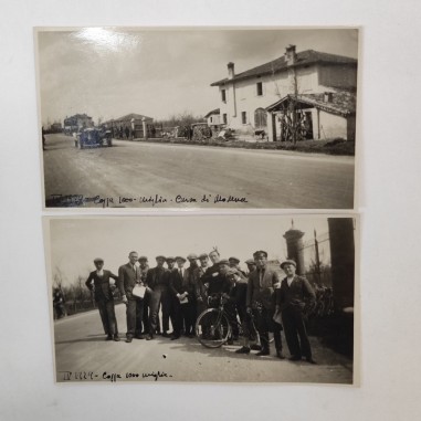 Lotto 2 fotografie originali Mille Miglia 1929