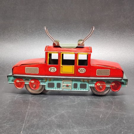 Giocattolo in latta a molla Locomotiva Ingap FS 565