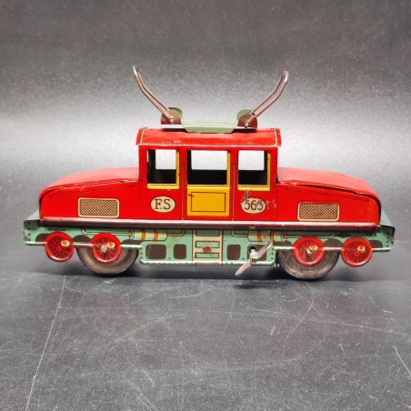 Giocattolo in latta a molla Locomotiva Ingap FS 565