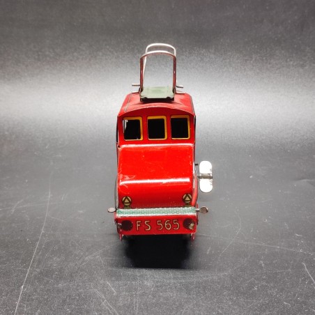 Giocattolo in latta a molla Locomotiva Ingap FS 565