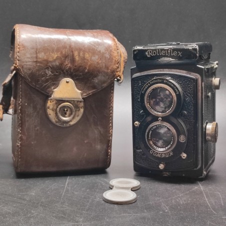 Macchina fotografica Rolleiflex Compur ottica Tessar 1:3,5 f＝7,5 cm