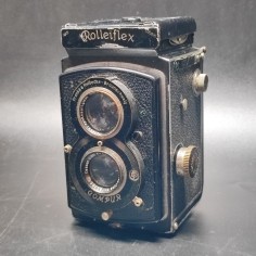 Macchina fotografica Rolleiflex Compur ottica Tessar 1:3,5 f＝7,5 cm 2