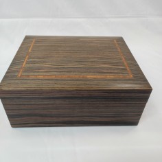 Humidor per sigari in radica realizzato a mano usato