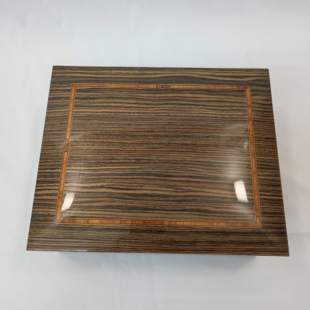 Humidor per sigari in radica realizzato a mano usato