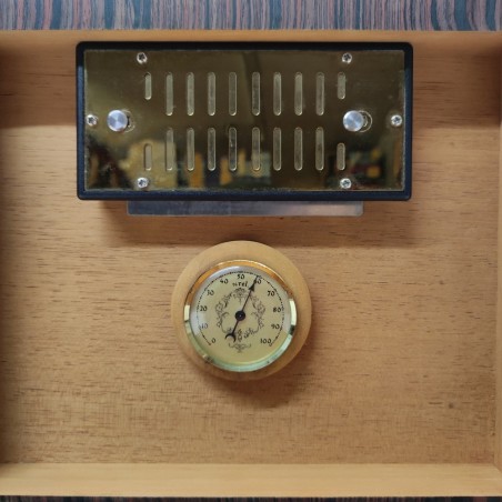 Humidor per sigari in radica realizzato a mano usato