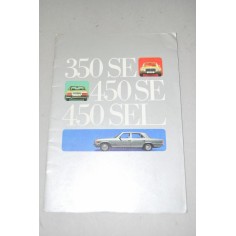 PROSPEKT BROCHURE DEPLIANT MERCEDES 350 SE 450 SE 450 SEL - 16 PAGINE ITALIANO