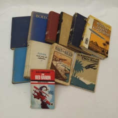 Lotto di 11 libri aviazione WWI principalmente tedesca