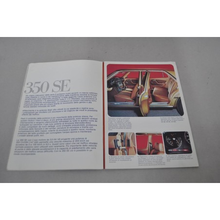 PROSPEKT BROCHURE DEPLIANT MERCEDES 350 SE 450 SE 450 SEL - 16 PAGINE ITALIANO