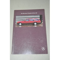 PROSPEKT BROCHURE DEPLIANT MERCEDES T MODELLE 200 300 45 PAGINE GERMAN TEXT